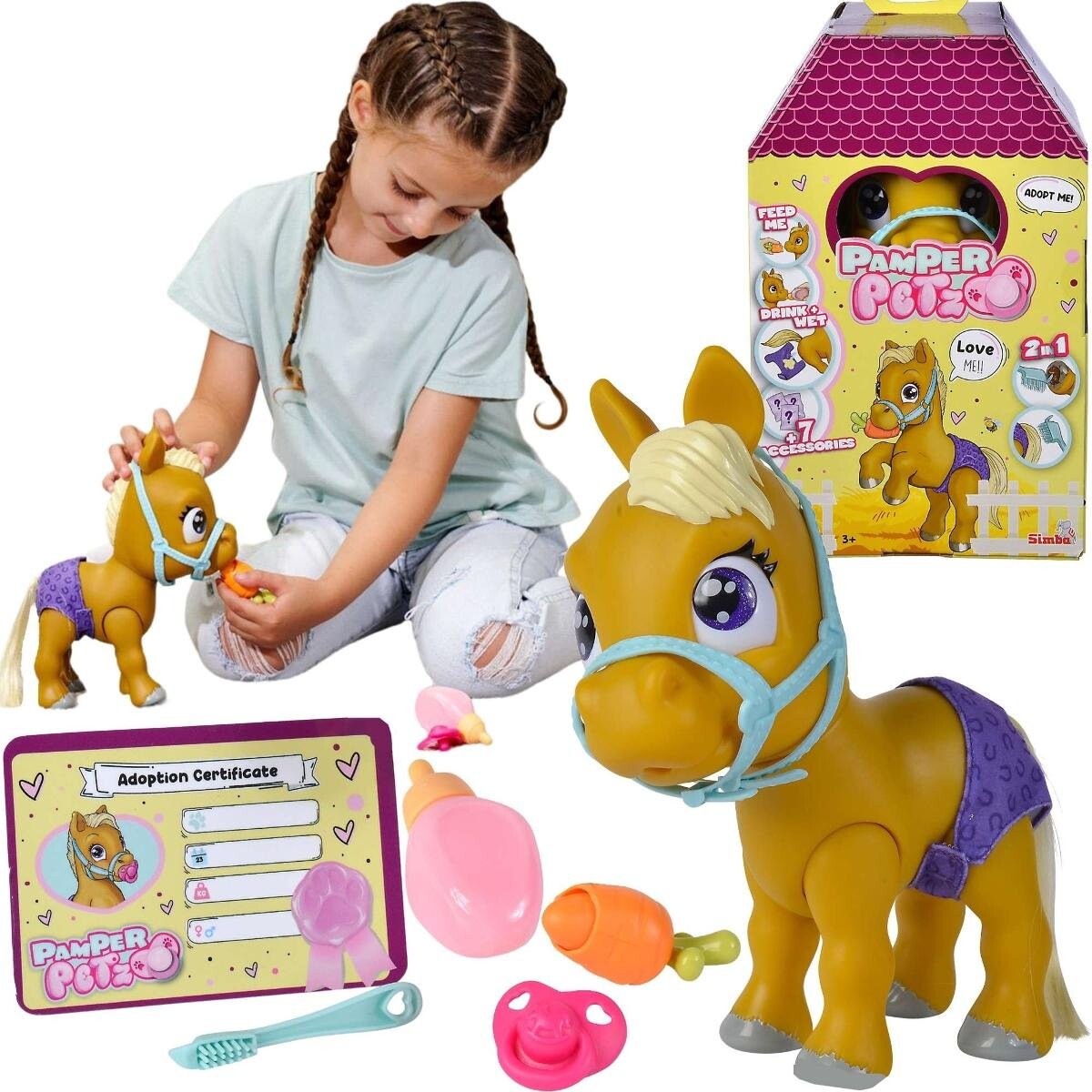 Pamper Petz, статуэтка, Пони Simba
Pamper Petz, статуэтка, Пони Simba
