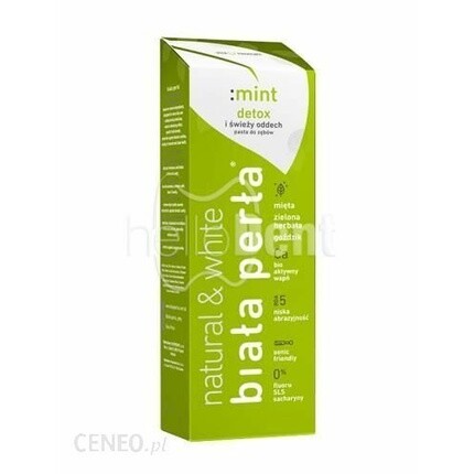 Biala Perla Natur отбеливающая и освежающая паста 75 мл, Cosmelogia
Biala Perla Natur отбеливающая и освежающая паста 75 мл, Cosmelogia