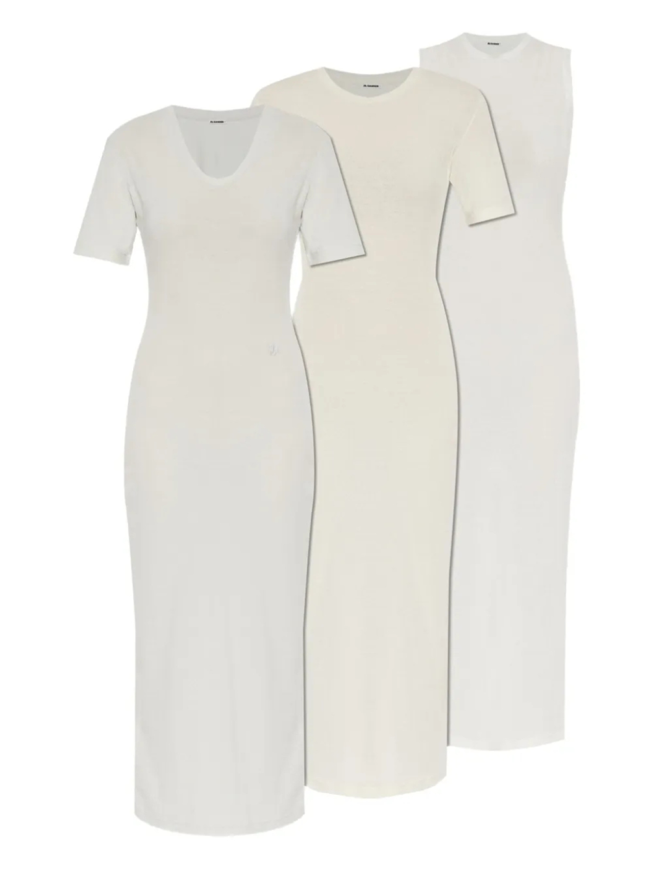 Платье миди из хлопка (упаковка из трех штук) JIL SANDER+, белый
Платье миди из хлопка (упаковка из трех штук) JIL SANDER+, белый