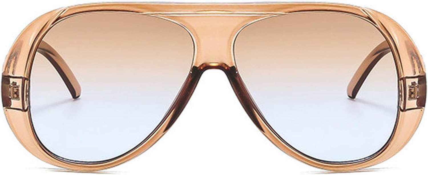 Классические винтажные солнцезащитные очки-пилот большого размера от Helena для мужчин и женщин, большие ретро-круглые очки-пилот, модные модели, защита от ультрафиолета UV400, C4
Классические винтажные солнцезащитные очки-пилот большого размера от Helena для мужчин и женщин, большие ретро-круглые очки-пилот, модные модели, защита от ультрафиолета UV400, C4