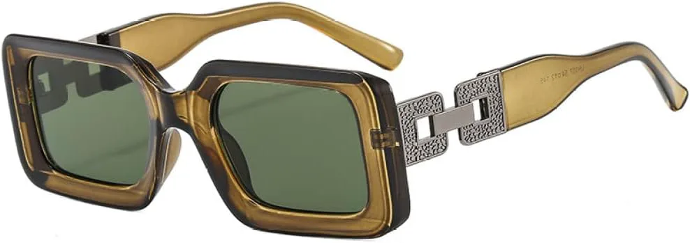 Женские солнцезащитные очки в винтажном стиле с металлической оправой, прямоугольной формы, ретро-очки для женщин, защита от ультрафиолета UV400 generic, Green Green
Женские солнцезащитные очки в винтажном стиле с металлической оправой, прямоугольной формы, ретро-очки для женщин, защита от ультрафиолета UV400 generic, Green Green