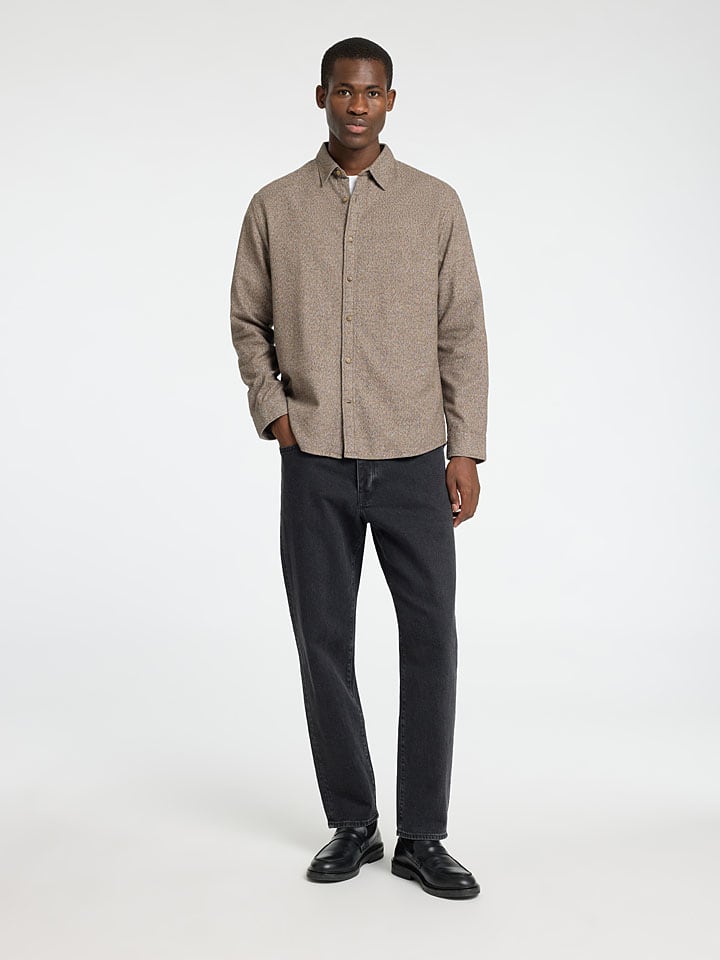 Рубашка SELECTED HOMME, серо-коричневый
Рубашка SELECTED HOMME, серо-коричневый