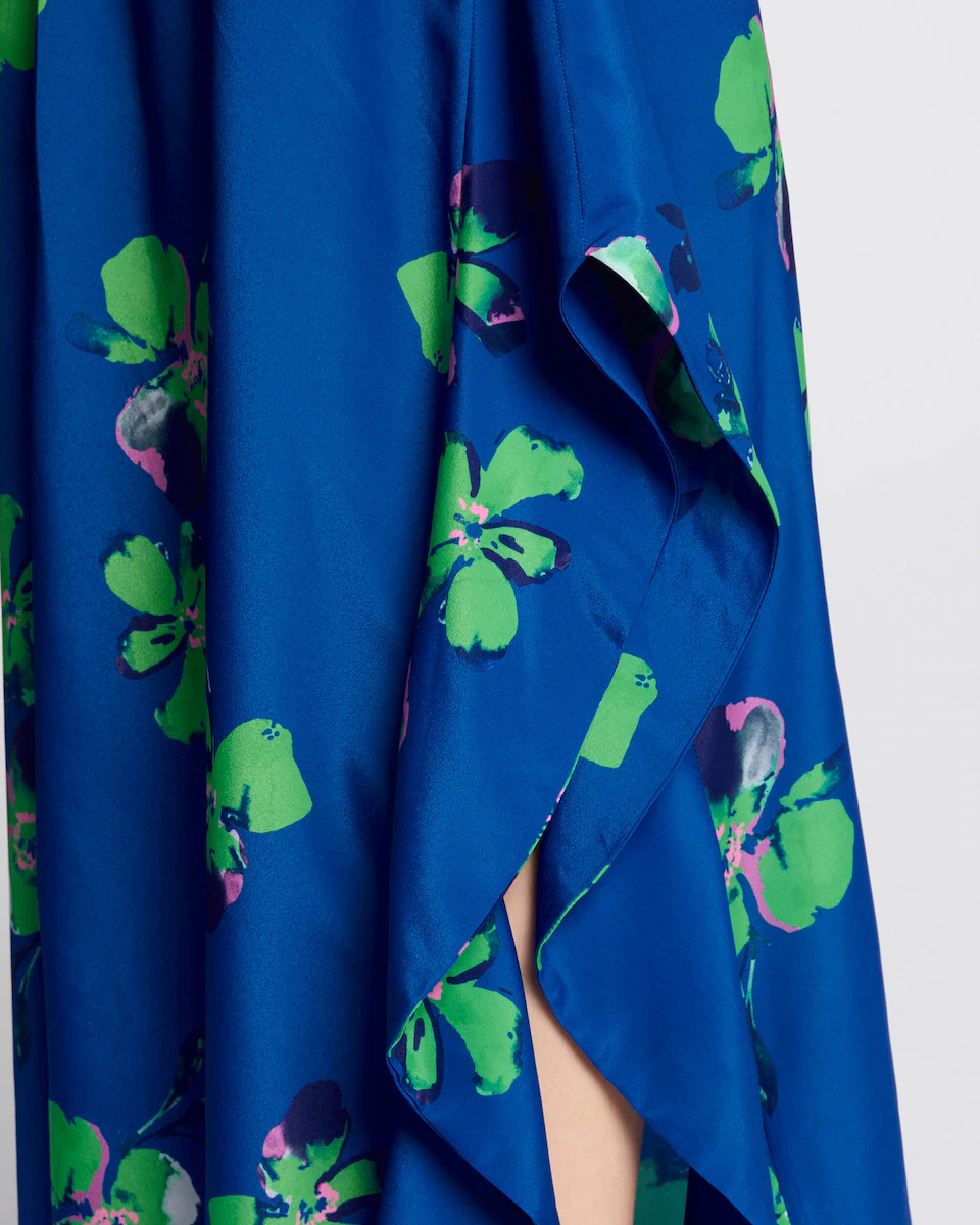 Длинное платье с V-образным вырезом и принтом Morgan, синий
Длинное платье с V-образным вырезом и принтом Morgan, синий