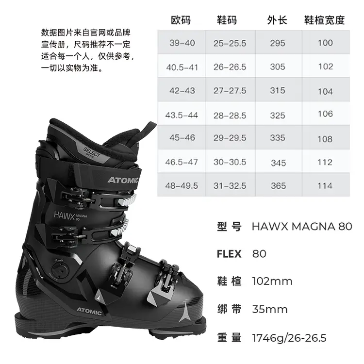 Новые лыжные ботинки Atomic hawx magna80/100 для мужчин, модель 2526, размер 25.5 (39-40)
Новые лыжные ботинки Atomic hawx magna80/100 для мужчин, модель 2526, размер 25.5 (39-40)