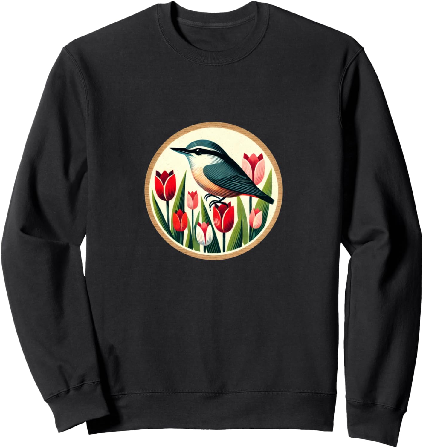 Изображение поползня. Толстовка с рисунком птицы поползня Retro Birds Snugg, черный
Изображение поползня. Толстовка с рисунком птицы поползня Retro Birds Snugg, черный