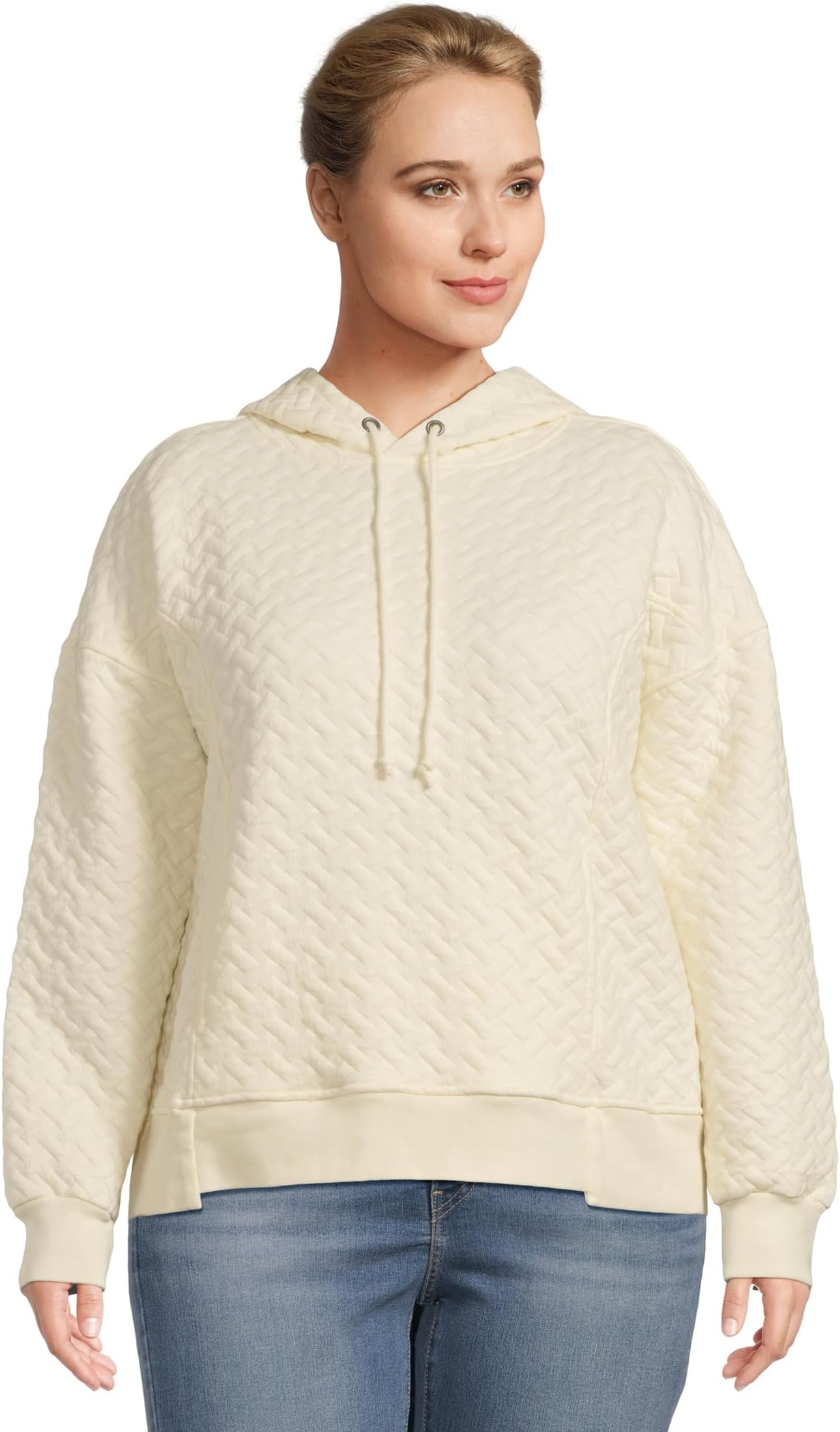 Женская стеганая толстовка с капюшоном, длинными рукавами и широким кроем Mod-o-doc, Ivory
Женская стеганая толстовка с капюшоном, длинными рукавами и широким кроем Mod-o-doc, Ivory