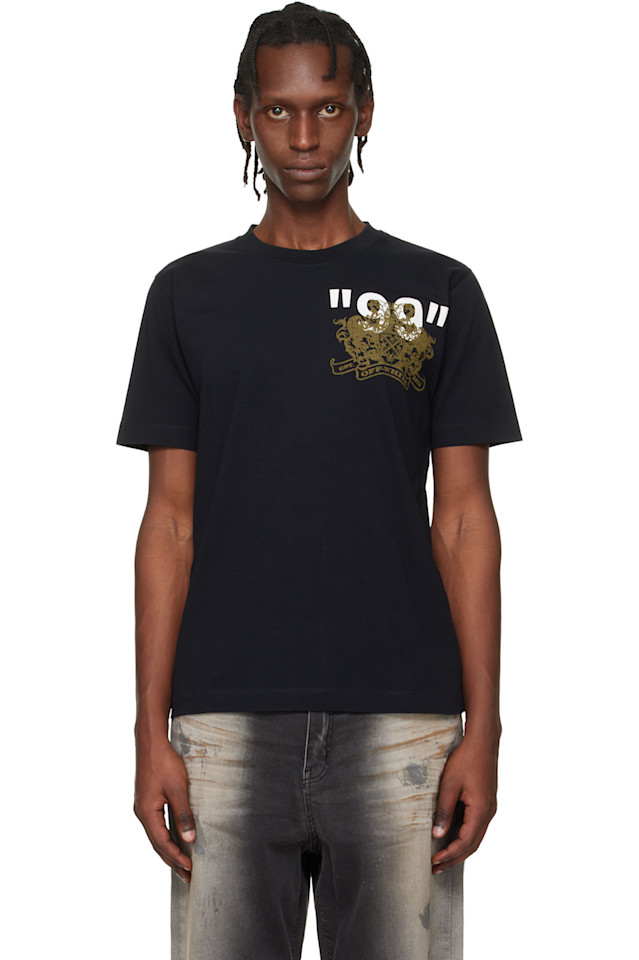 Off-White Черная футболка с принтом в виде аэрозольной краски
Off-White Черная футболка с принтом в виде аэрозольной краски