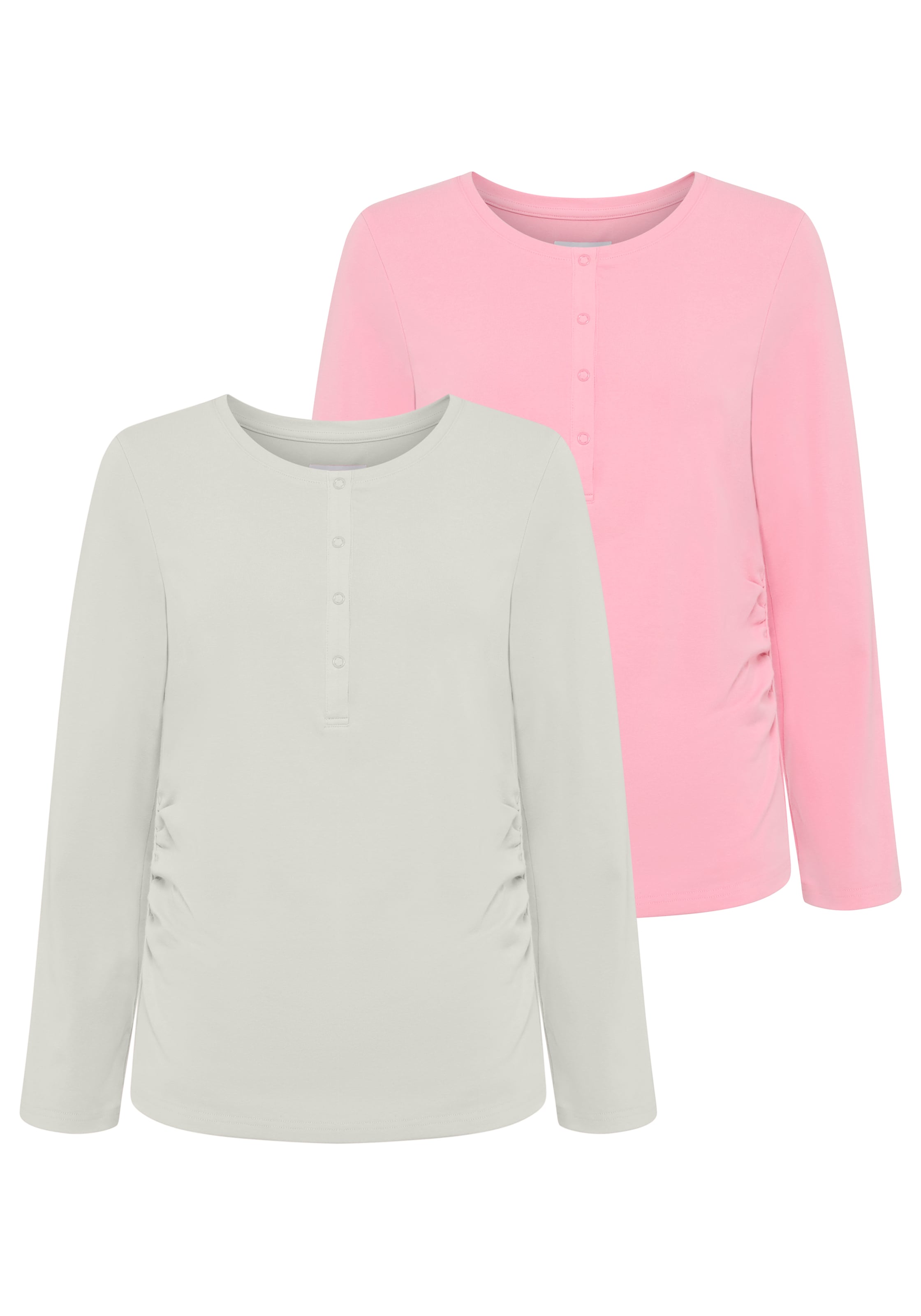 Neun Monate Лонгслив в светло-розовом, белом
Neun Monate Лонгслив в светло-розовом, белом