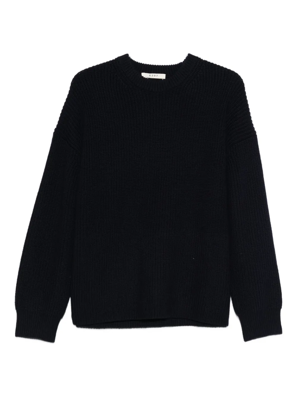 Рифленый свитер с круглым вырезом 6397, синий
Рифленый свитер с круглым вырезом 6397, синий