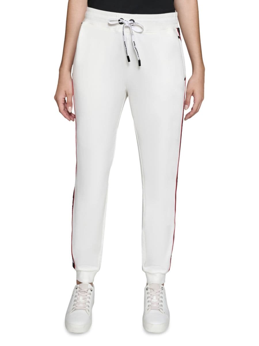 Спортивные брюки с завязками и логотипом Karl Lagerfeld Paris, мягкий белый
Спортивные брюки с завязками и логотипом Karl Lagerfeld Paris, мягкий белый