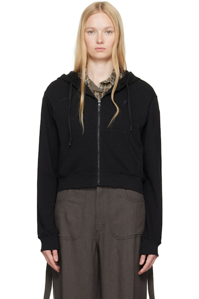 Черная толстовка с капюшоном на молнии Lounge OPEN YY 
Черная толстовка с капюшоном на молнии Lounge OPEN YY