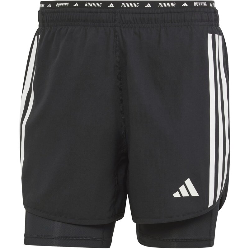 Шорты с тремя полосками 2-в-1 Adidas, черный
Шорты с тремя полосками 2-в-1 Adidas, черный