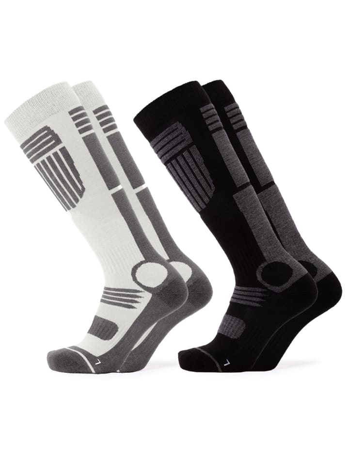 Occulto Комплект из двух лыжных носков Felix черно-белого цвета
Occulto Комплект из двух лыжных носков Felix черно-белого цвета