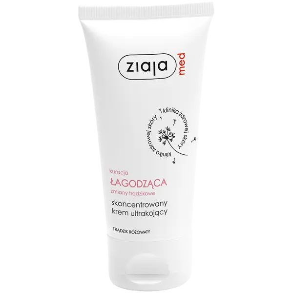 Концентрированный ультрауспокаивающий крем от прыщей для лица, 50 мл Ziaja Med Kuracja łagodząca
Концентрированный ультрауспокаивающий крем от прыщей для лица, 50 мл Ziaja Med Kuracja łagodząca