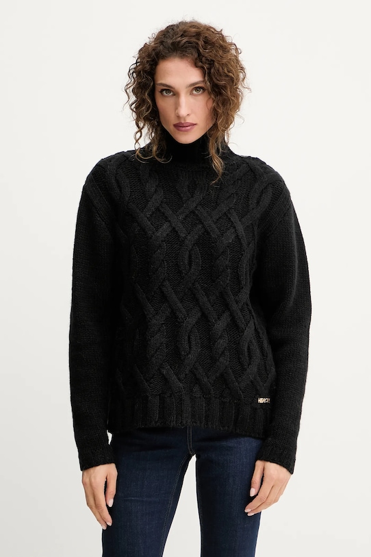 Свитер с добавлением шерсти HENRY Silvian Heach, черный
Свитер с добавлением шерсти HENRY Silvian Heach, черный