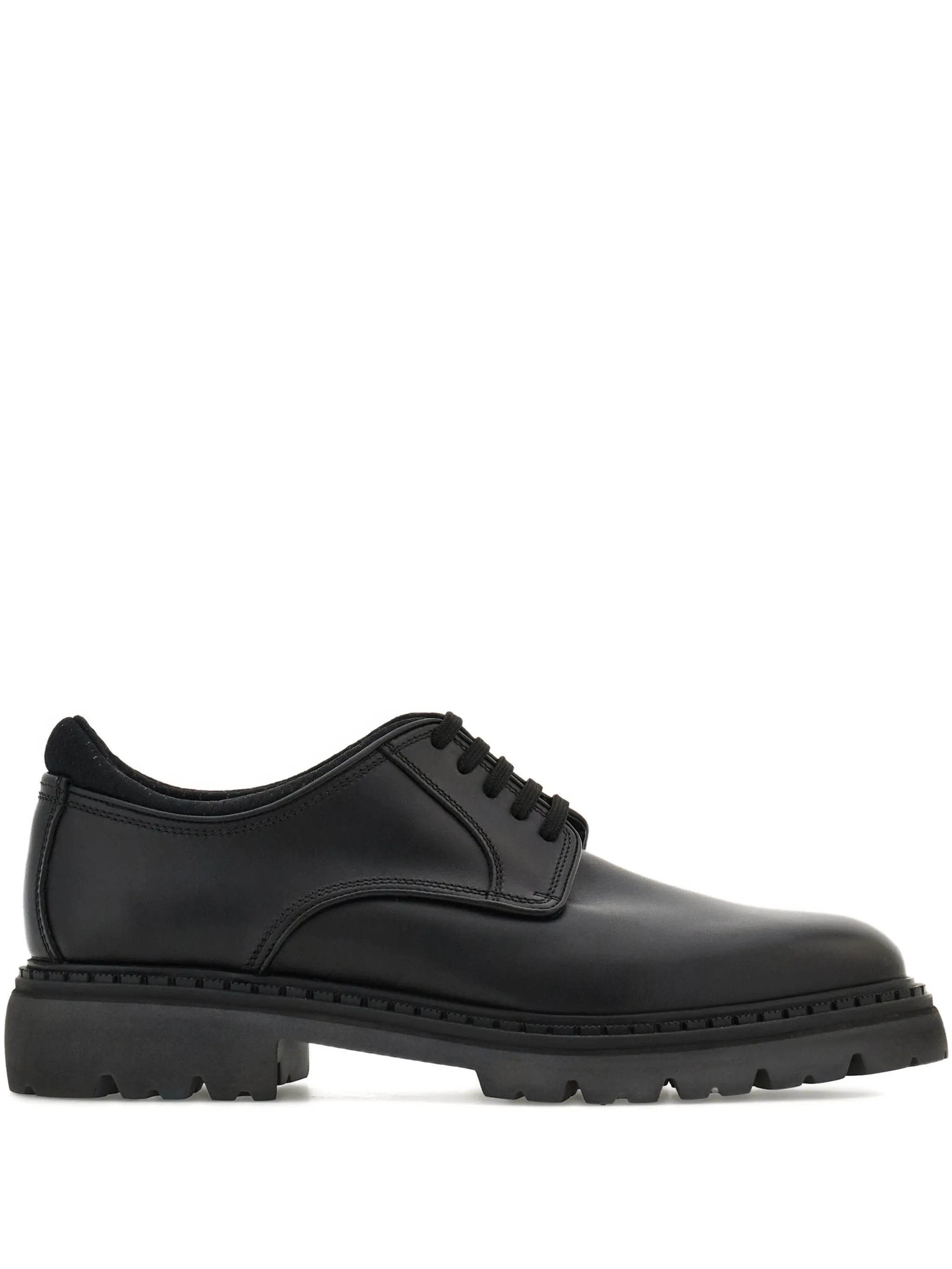 Туфли дерби с дутым воротником Ferragamo, черный
Туфли дерби с дутым воротником Ferragamo, черный