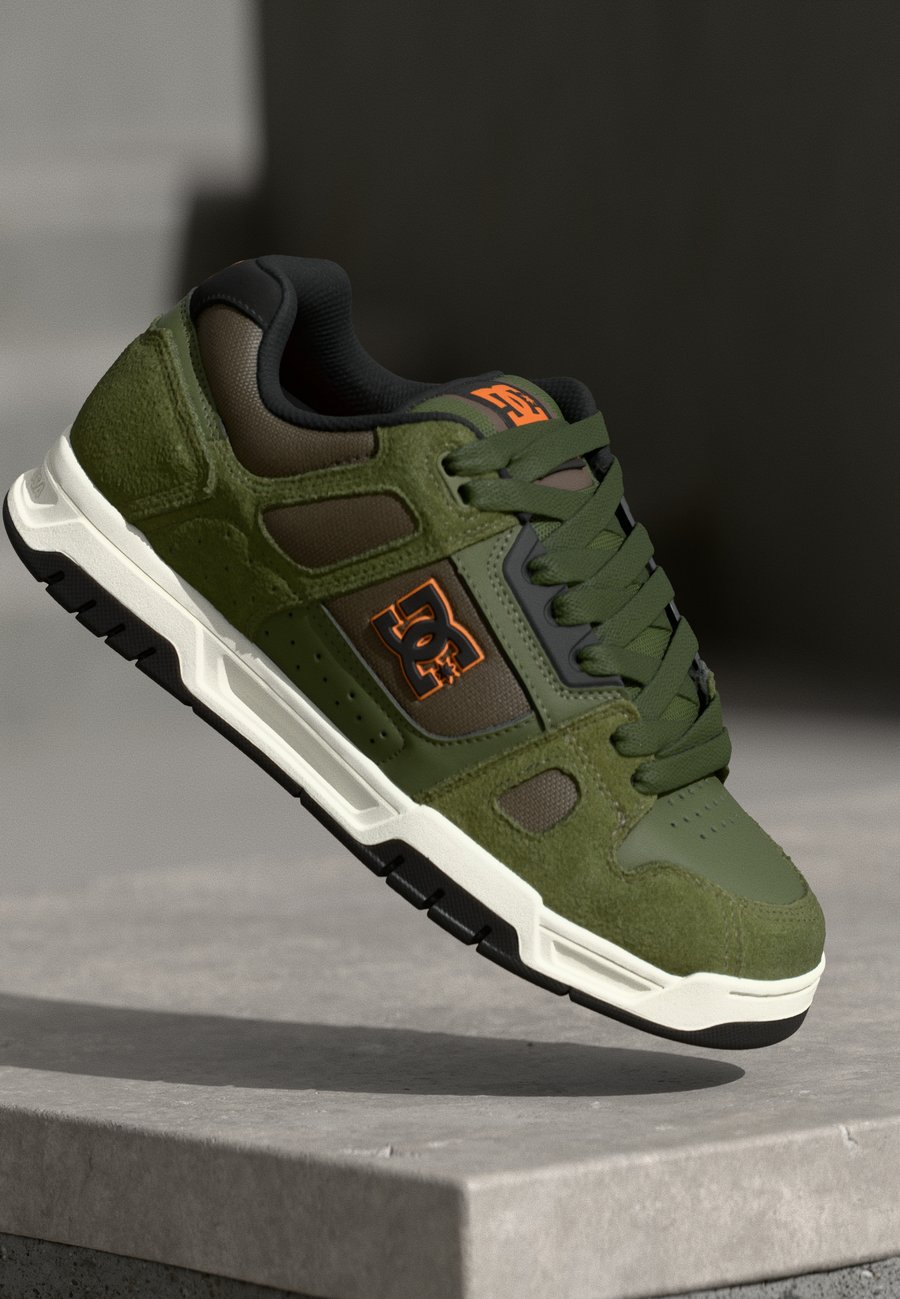 Кроссовки DC Shoes STAG, Olive/Offwhite/Green
Кроссовки DC Shoes STAG, Olive/Offwhite/Green