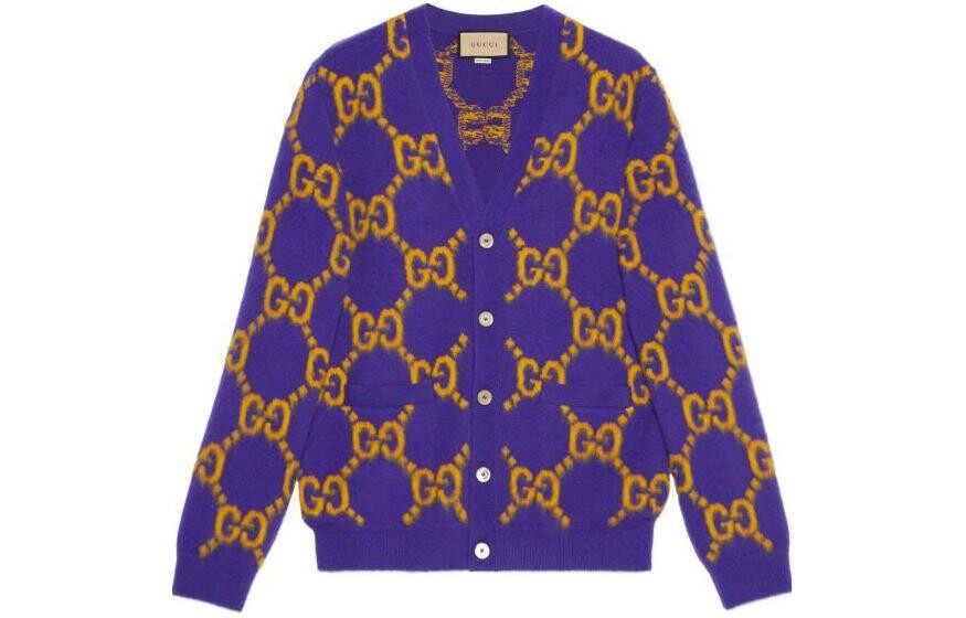 Трикотаж мужской фиолетовый Gucci, фиолетовый 
Трикотаж мужской фиолетовый Gucci, фиолетовый