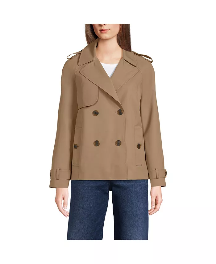 Женский тренч от дождя Lands' End, коричневый
Женский тренч от дождя Lands' End, коричневый