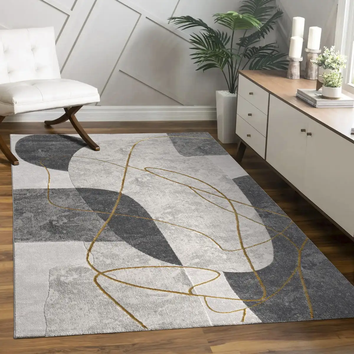 Ковер Paco Home "Tuana 217", прямоугольный, короткий ворс, современный 3D дизайн, гостиная 240х340 см, серый
Ковер Paco Home "Tuana 217", прямоугольный, короткий ворс, современный 3D дизайн, гостиная 240х340 см, серый