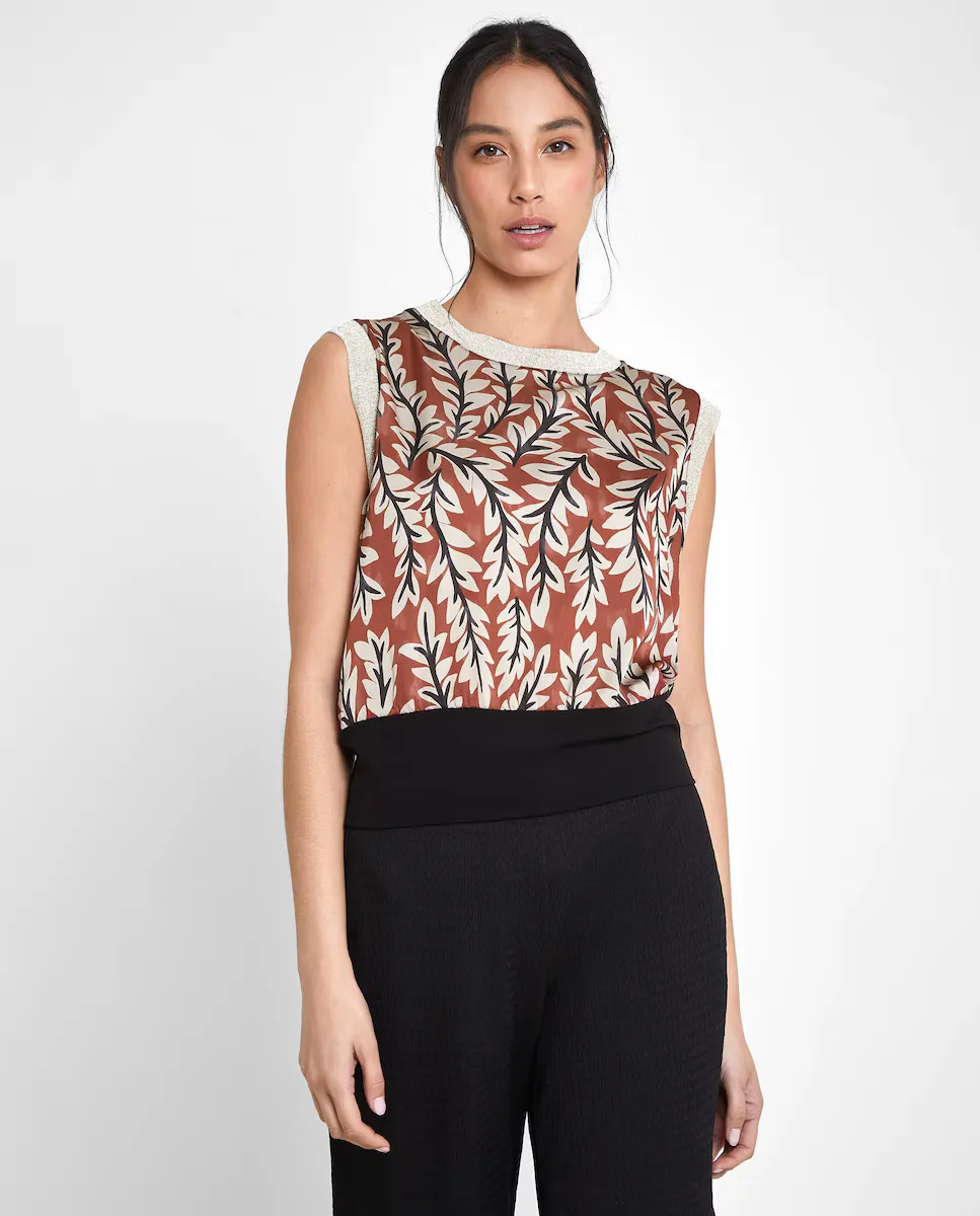 Женская футболка без рукавов с принтом Trucco, мультиколор
Женская футболка без рукавов с принтом Trucco, мультиколор