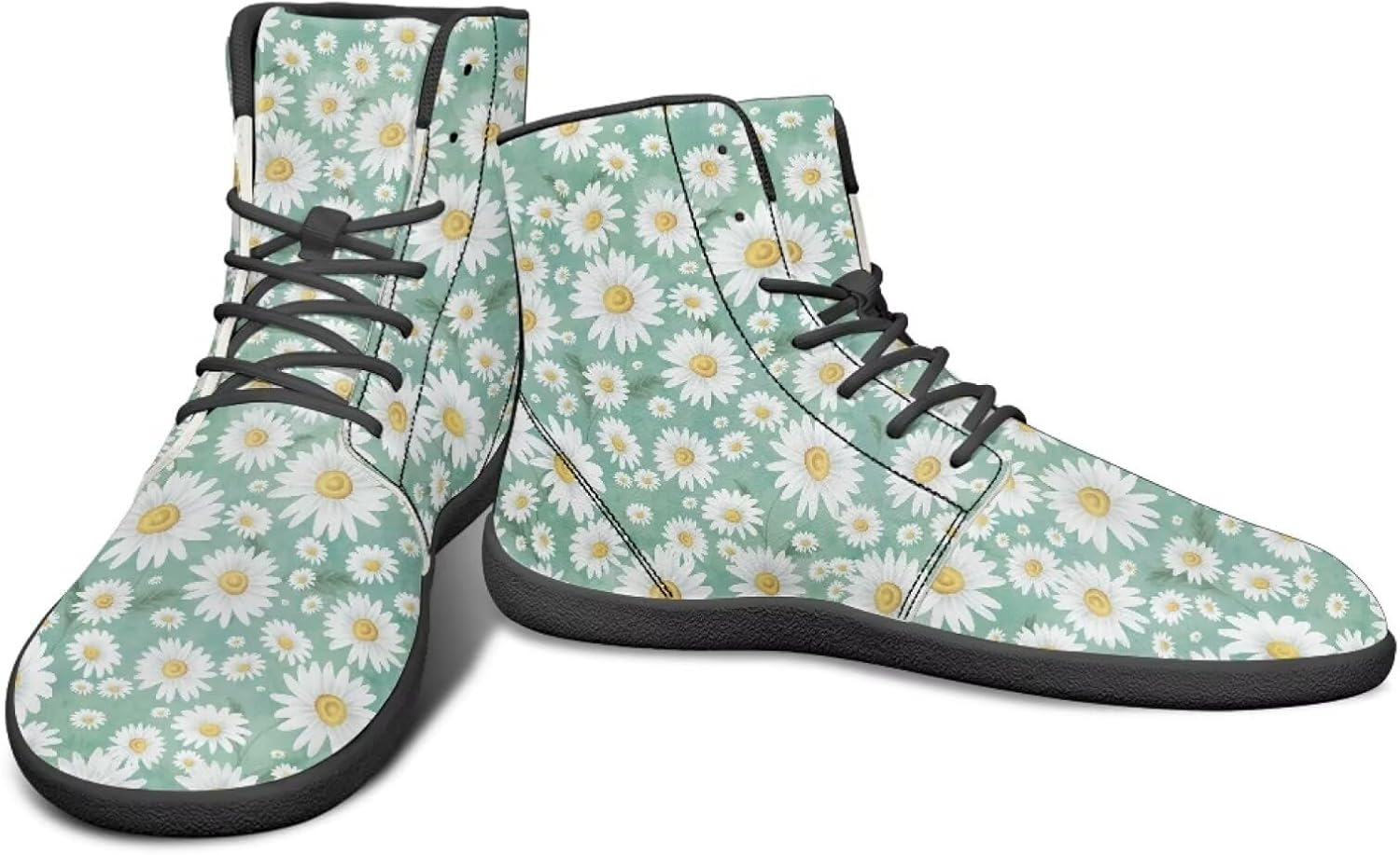 Кроссовки с высокой верхней частью и цветочным дизайном для мужчин- босоножки с широкой носочной частью, для кросс-тренинга и бега с резиновой подошвой Watdotory, Daisies Pattern
Кроссовки с высокой верхней частью и цветочным дизайном для мужчин- босоножки с широкой носочной частью, для кросс-тренинга и бега с резиновой подошвой Watdotory, Daisies Pattern