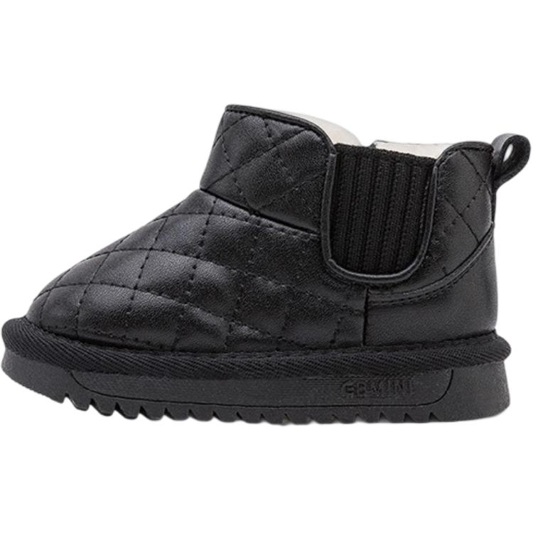 Детские утепленные ботинки для дошкольников EBMINI, черный 
Детские утепленные ботинки для дошкольников EBMINI, черный