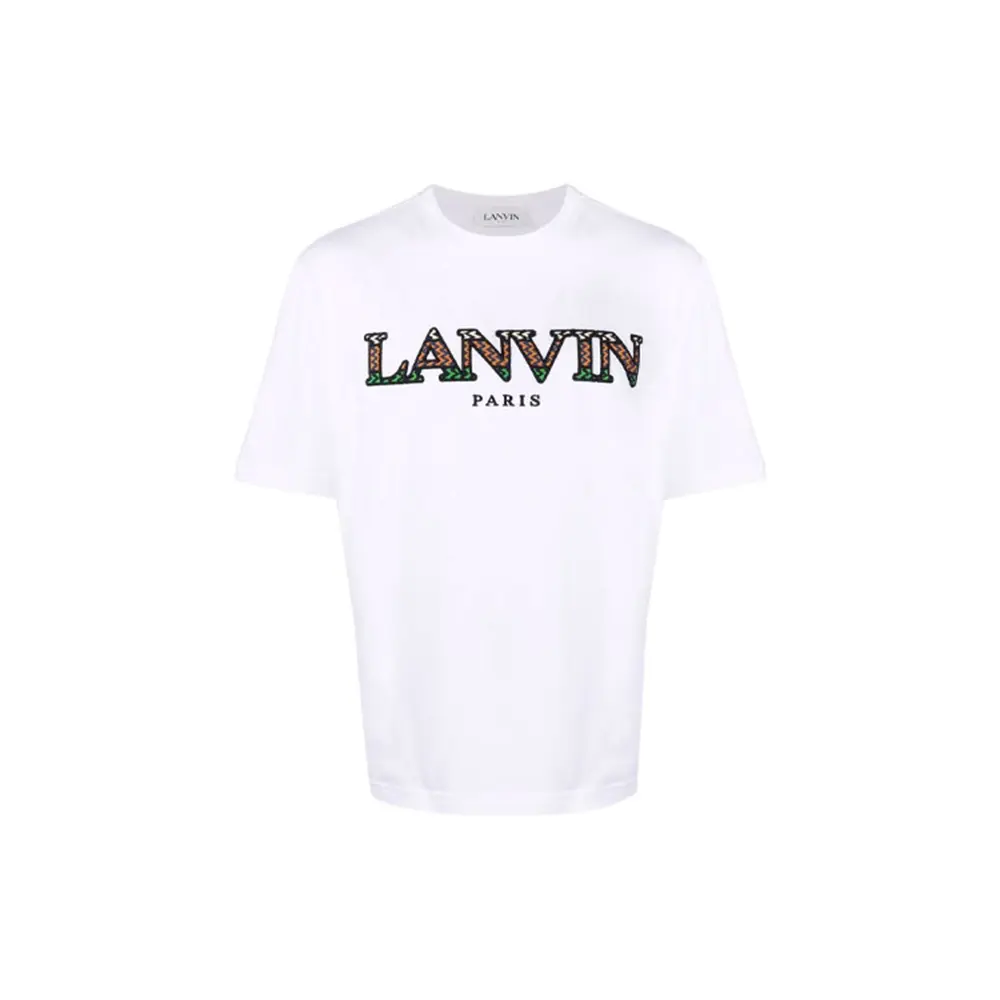 Футболка с коротким рукавом с вышитым логотипом Lanvin, белый
Футболка с коротким рукавом с вышитым логотипом Lanvin, белый