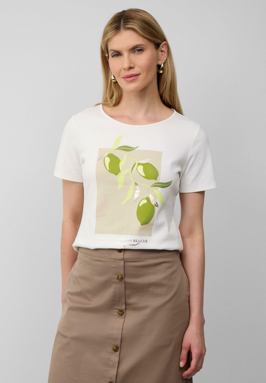 Футболка с принтом s.Oliver BLACK LABEL, кремовый
Футболка с принтом s.Oliver BLACK LABEL, кремовый