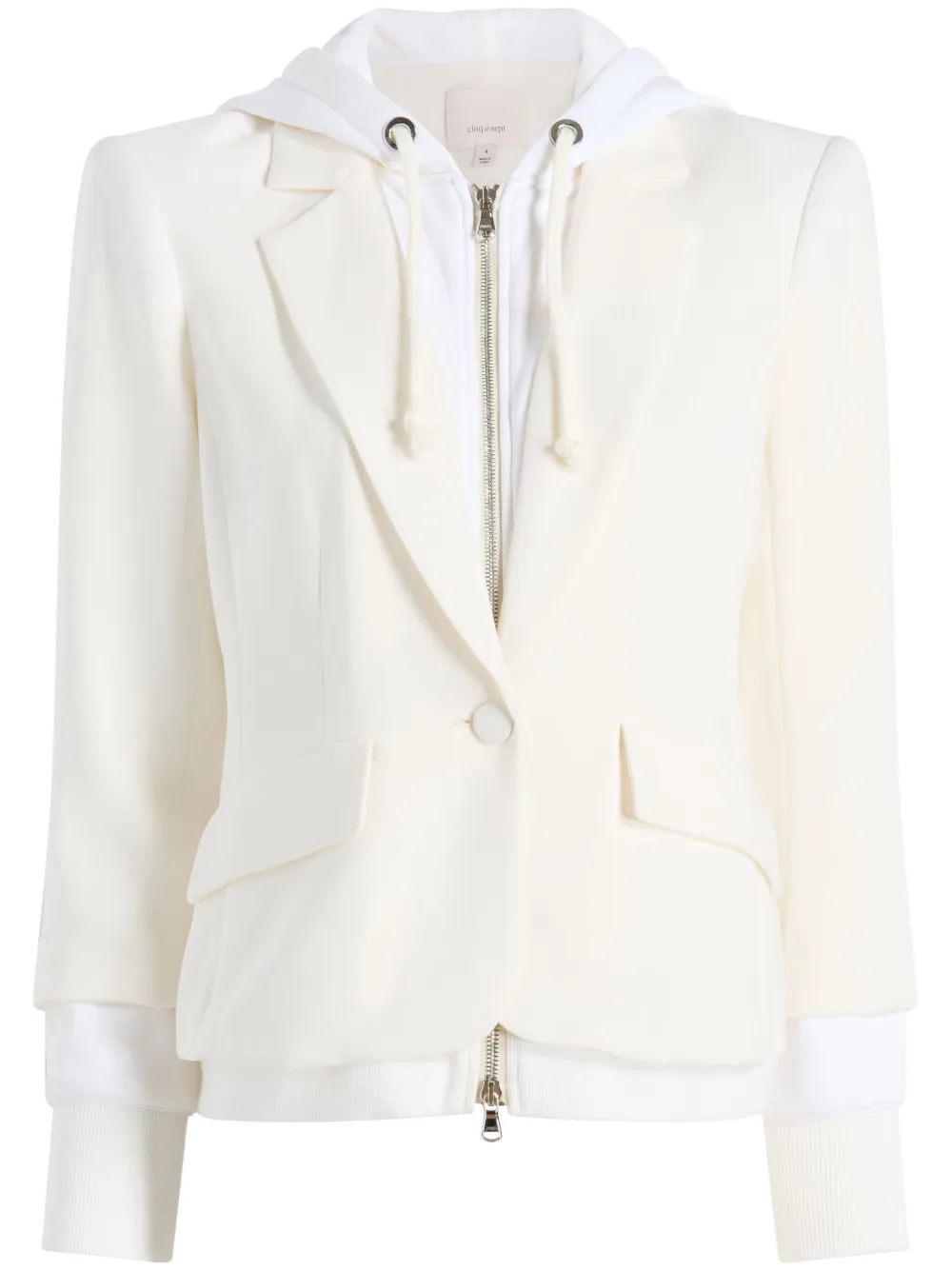 Блейзер Khloe Cinq A Sept, белый
Блейзер Khloe Cinq A Sept, белый