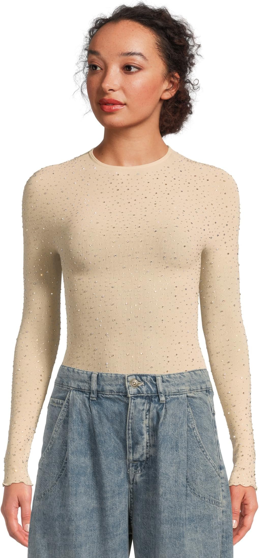 Женская кофта Night Sky с длинным рукавом Free People, Nude
Женская кофта Night Sky с длинным рукавом Free People, Nude