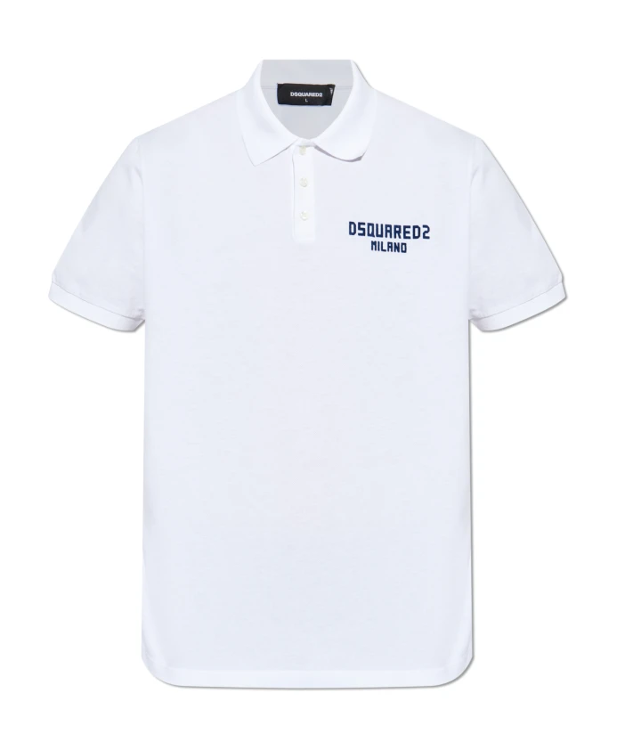 Поло с логотипом Dsquared2, белый
Поло с логотипом Dsquared2, белый
