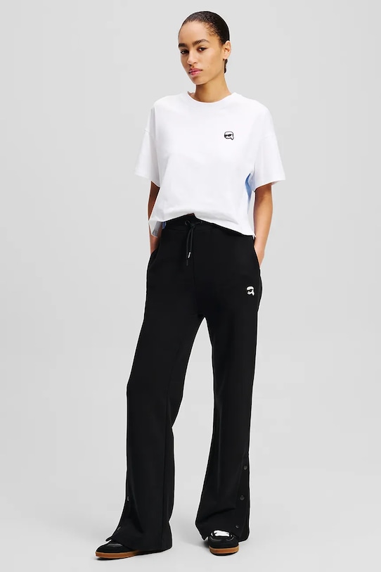 Хлопковые спортивные брюки Karl Lagerfeld, черный
Хлопковые спортивные брюки Karl Lagerfeld, черный