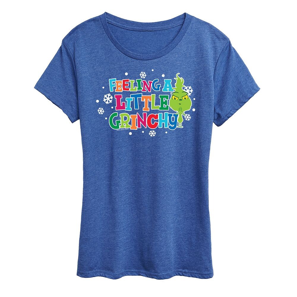 Женская футболка с рисунком Dr. Seuss Little Grinch A Little Grinchy Licensed Character, цвет Heather Blue
Женская футболка с рисунком Dr. Seuss Little Grinch A Little Grinchy Licensed Character, цвет Heather Blue