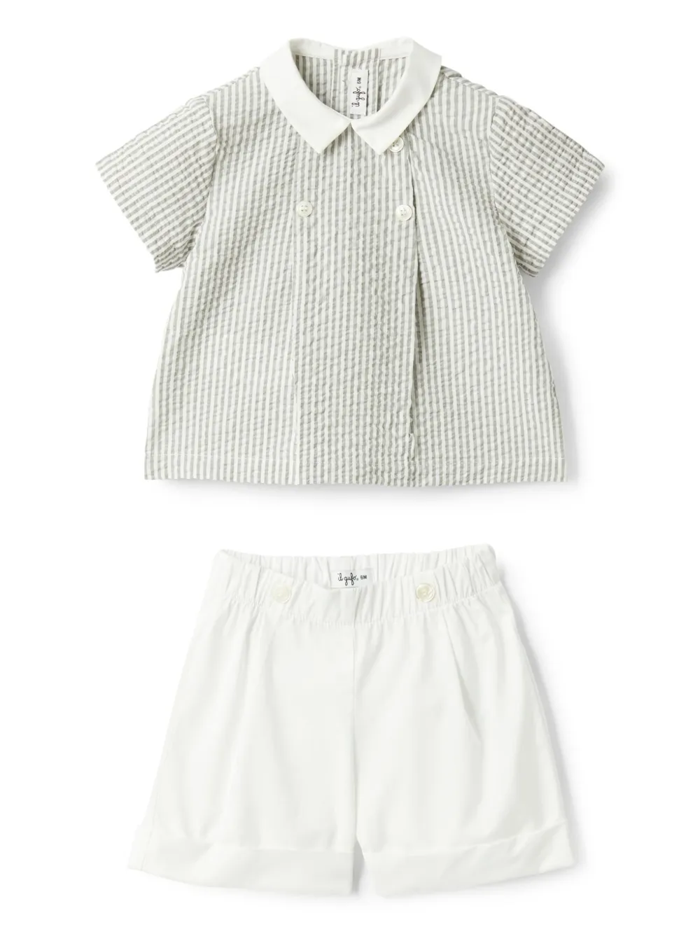 Комплект из рубашки и шортов Il Gufo, серый
Комплект из рубашки и шортов Il Gufo, серый