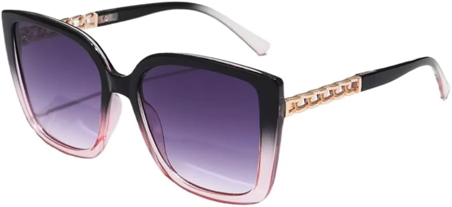 Большие квадратные солнцезащитные очки для женщин, крупная оправа, женские солнцезащитные очки, декоративные очки для активного отдыха generic, Black Pink
Большие квадратные солнцезащитные очки для женщин, крупная оправа, женские солнцезащитные очки, декоративные очки для активного отдыха generic, Black Pink