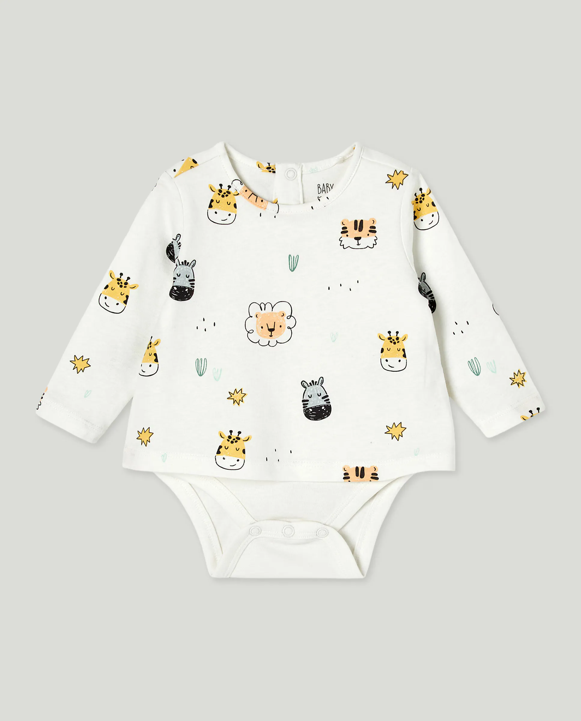 Боди-майка однотонная для малышей Baby El Corte Inglés, белый 
Боди-майка однотонная для малышей Baby El Corte Inglés, белый