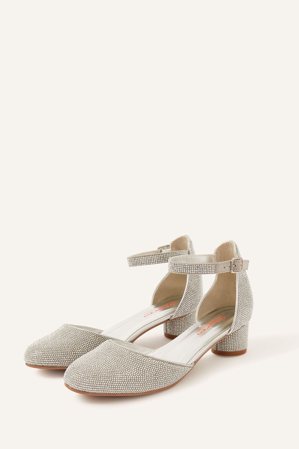 Серебристые туфли на высоком каблуке из двух частей с блестящей отделкой Monsoon, серебряный
Серебристые туфли на высоком каблуке из двух частей с блестящей отделкой Monsoon, серебряный