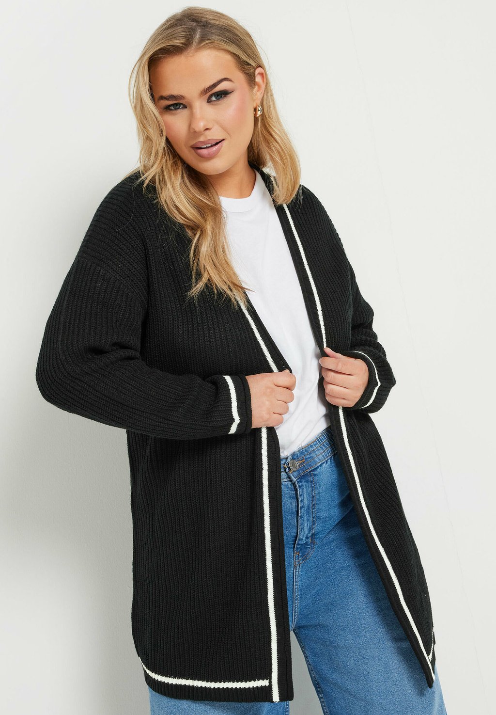 Кардиган CONTRAST Yours Clothing, антрацит
Кардиган CONTRAST Yours Clothing, антрацит