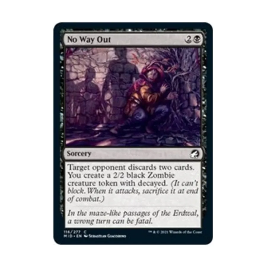 CCG Выхода нет (С), MTG - Innistrad - Midnight Hunt
CCG Выхода нет (С), MTG - Innistrad - Midnight Hunt