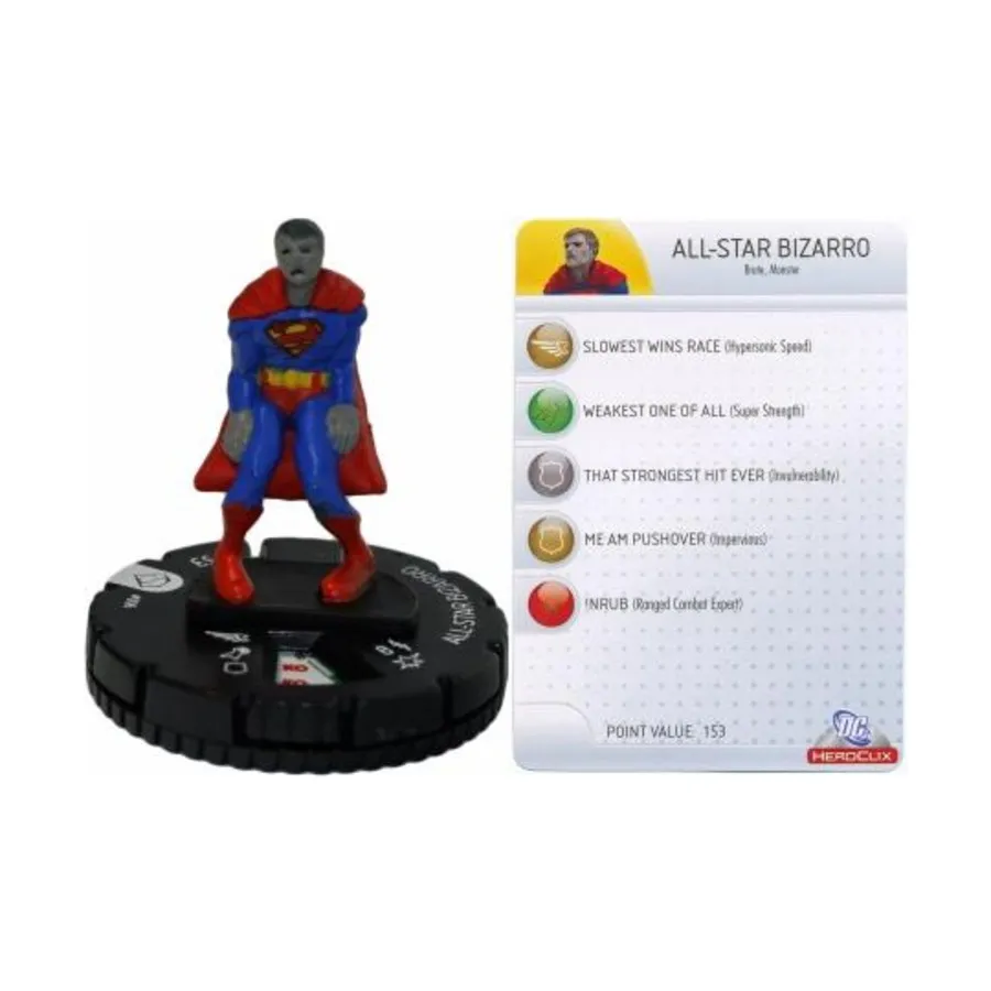 Матч звезд Бизарро # 006 (C), DC HeroClix - Superman - Singles
Матч звезд Бизарро # 006 (C), DC HeroClix - Superman - Singles