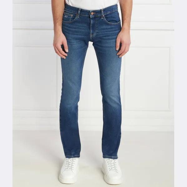 Джинсы узкого кроя в стиле скантон Tommy Hilfiger, синий 
Джинсы узкого кроя в стиле скантон Tommy Hilfiger, синий