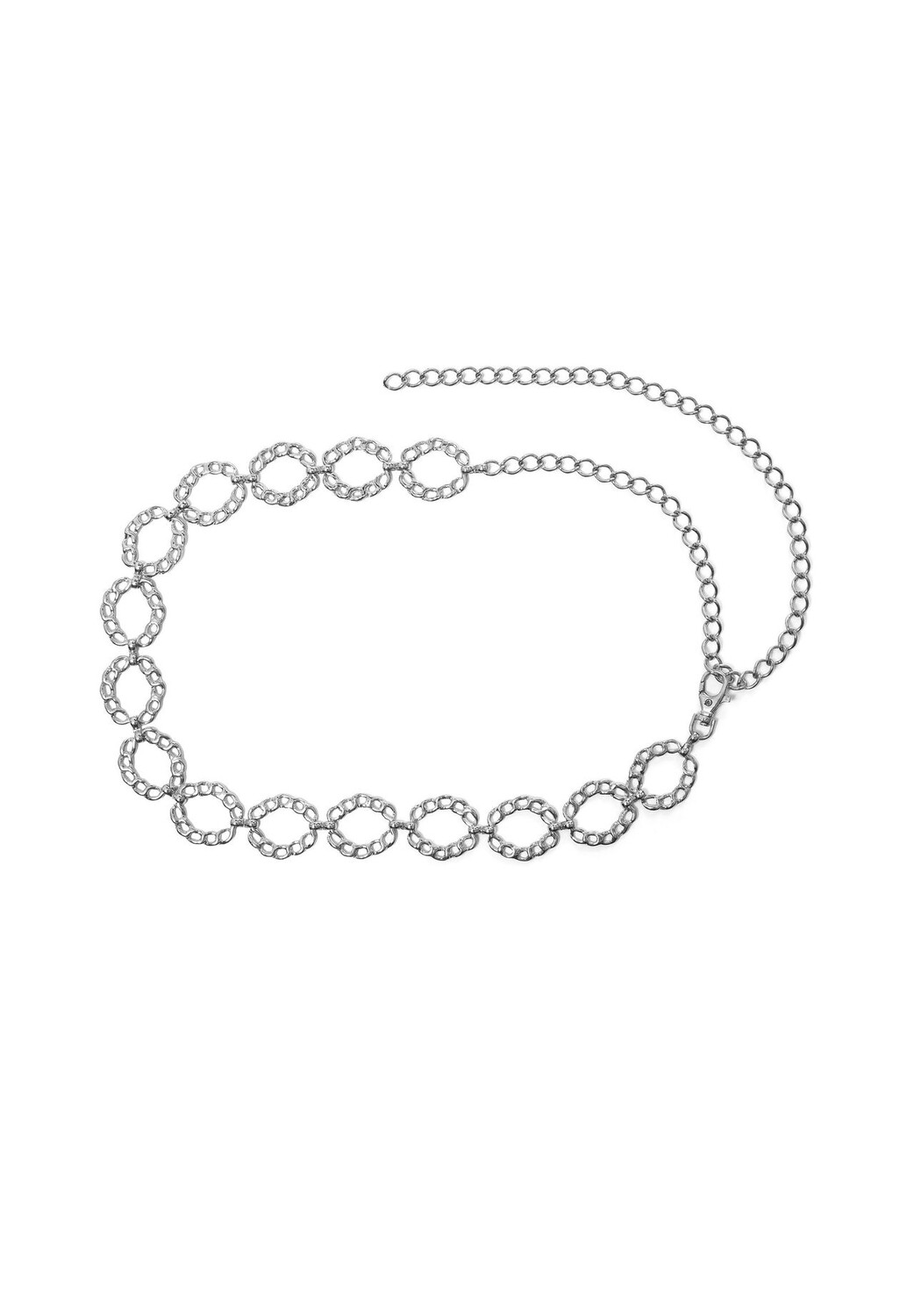 Ремень-цепочка Клара Сделано в Италии Collezione alessandro, серебряный
Ремень-цепочка Клара Сделано в Италии Collezione alessandro, серебряный