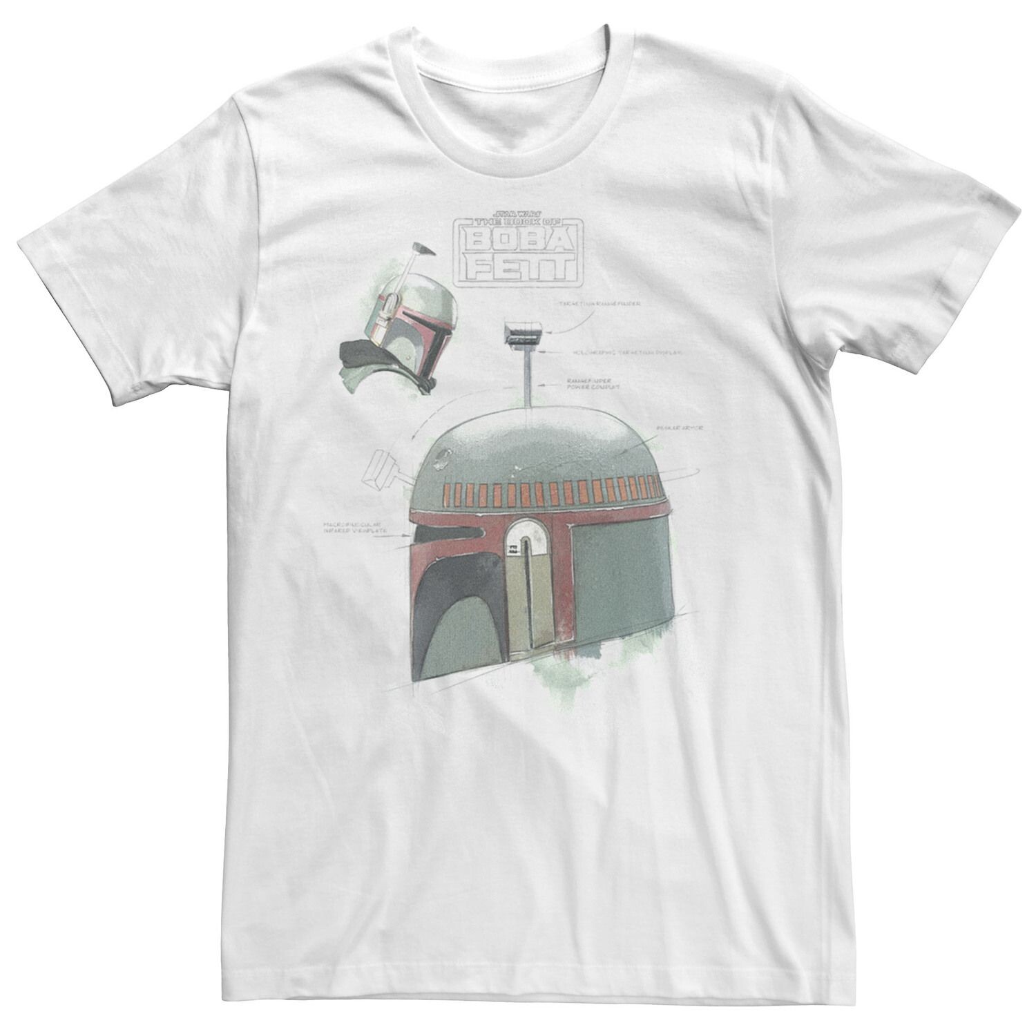 Мужская футболка с коллажем и шлемом «Звездные войны. Книга Бобы Фетта» Licensed Character
Мужская футболка с коллажем и шлемом «Звездные войны. Книга Бобы Фетта» Licensed Character