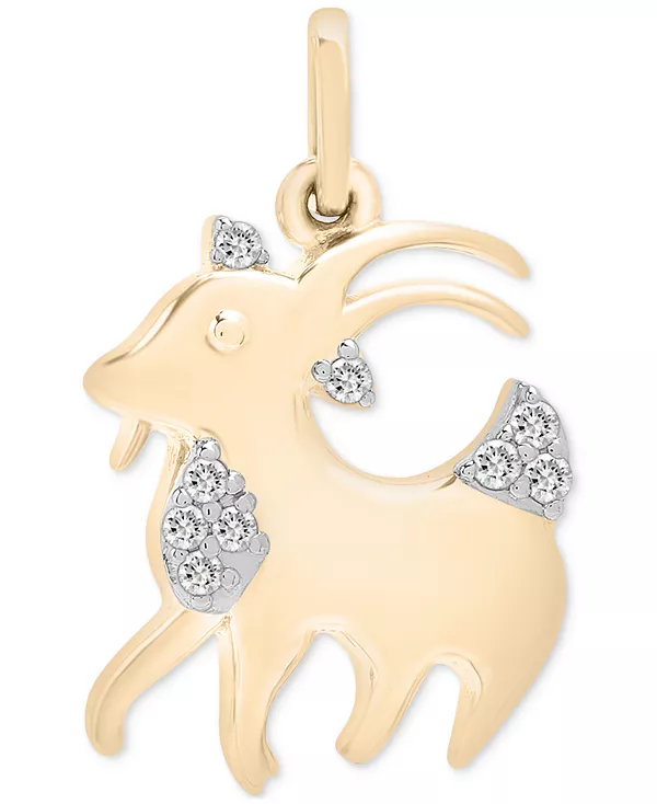 Подвеска с китайским знаком зодиака и бриллиантами (1/20 карата) из 10-каратного золота, эксклюзивно в Macy's Wrapped, goat
Подвеска с китайским знаком зодиака и бриллиантами (1/20 карата) из 10-каратного золота, эксклюзивно в Macy's Wrapped, goat