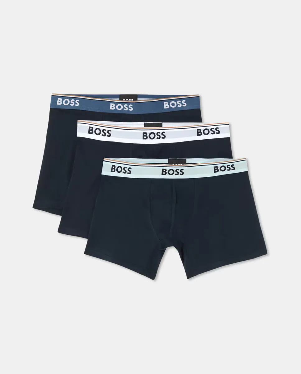 Пачка из трех мужских боксеров в хлопке Boss, чёрный
Пачка из трех мужских боксеров в хлопке Boss, чёрный