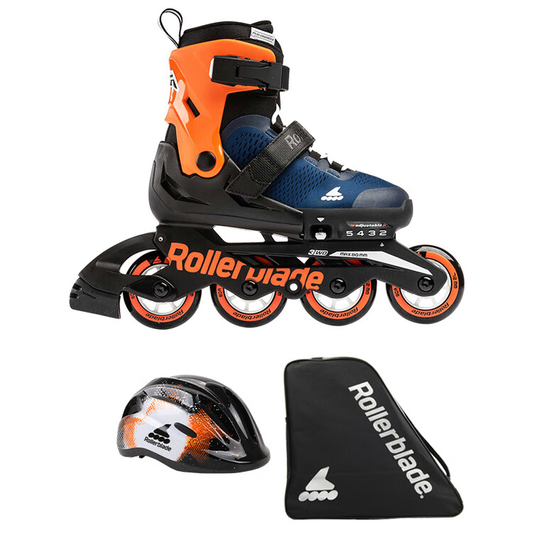 RollerBlade Детские роликовые коньки с регулируемым размером, мальчики и девочки, Midnight Blue Warm Orange (Premium Package A), размер M (33-36.5 см)
RollerBlade Детские роликовые коньки с регулируемым размером, мальчики и девочки, Midnight Blue Warm Orange (Premium Package A), размер M (33-36.5 см)