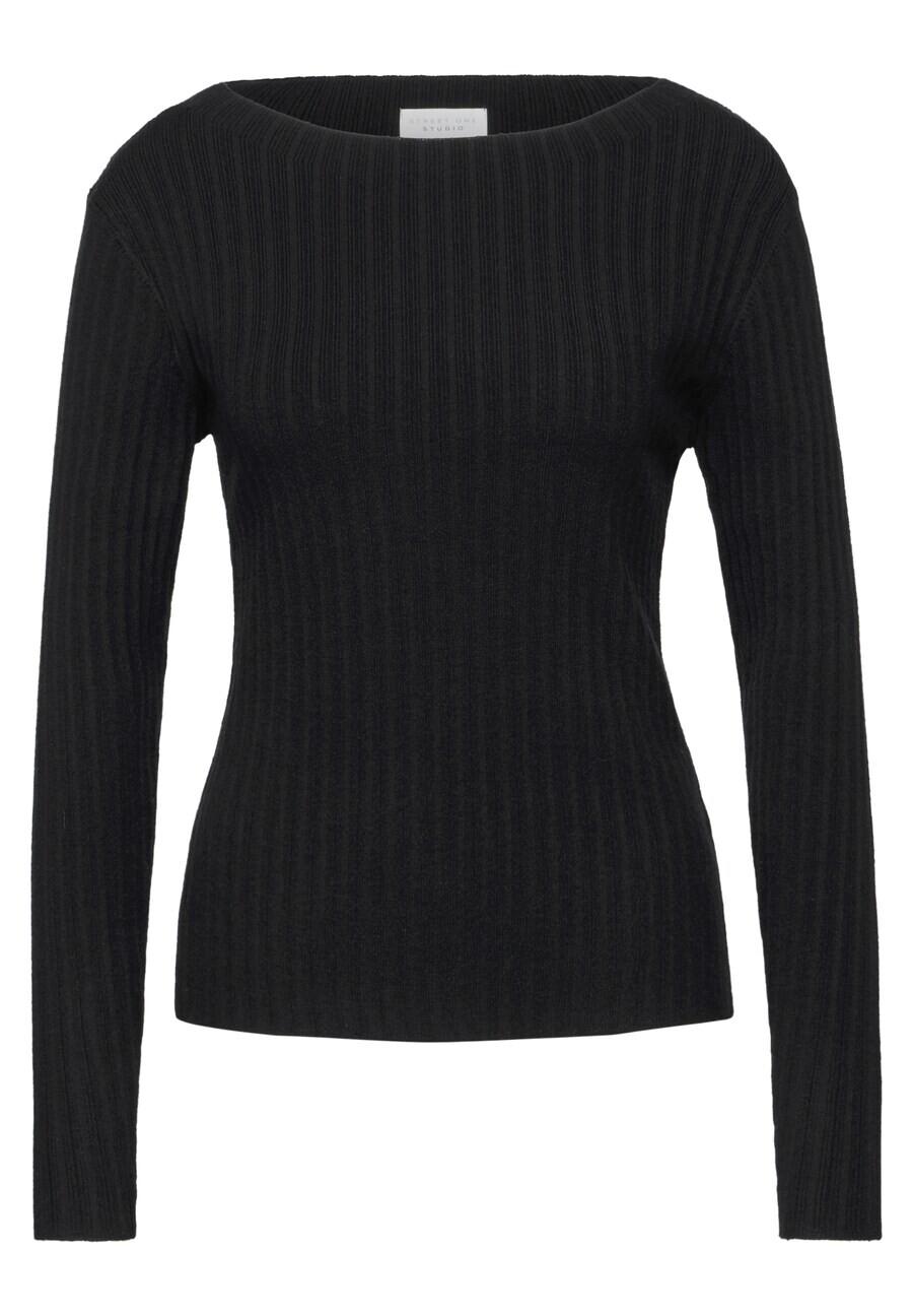 Базовый свитер Street One Studio Sweater, черный
Базовый свитер Street One Studio Sweater, черный