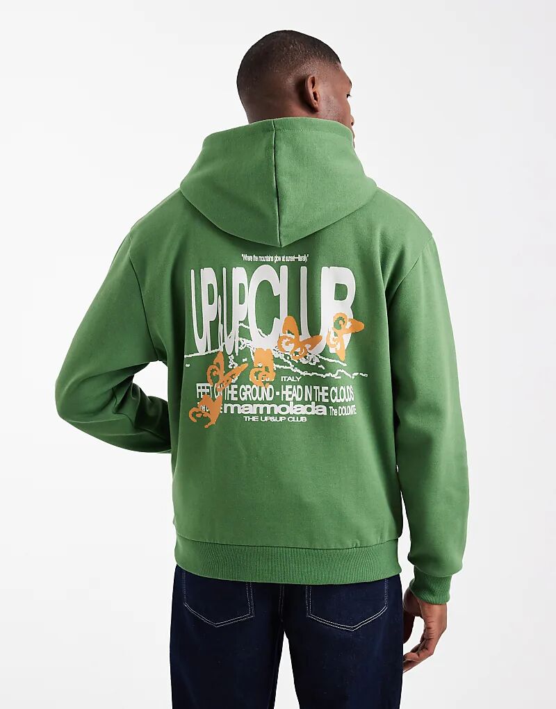 Свободная толстовка с капюшоном ASOS DESIGN с принтом зеленого цвета
Свободная толстовка с капюшоном ASOS DESIGN с принтом зеленого цвета