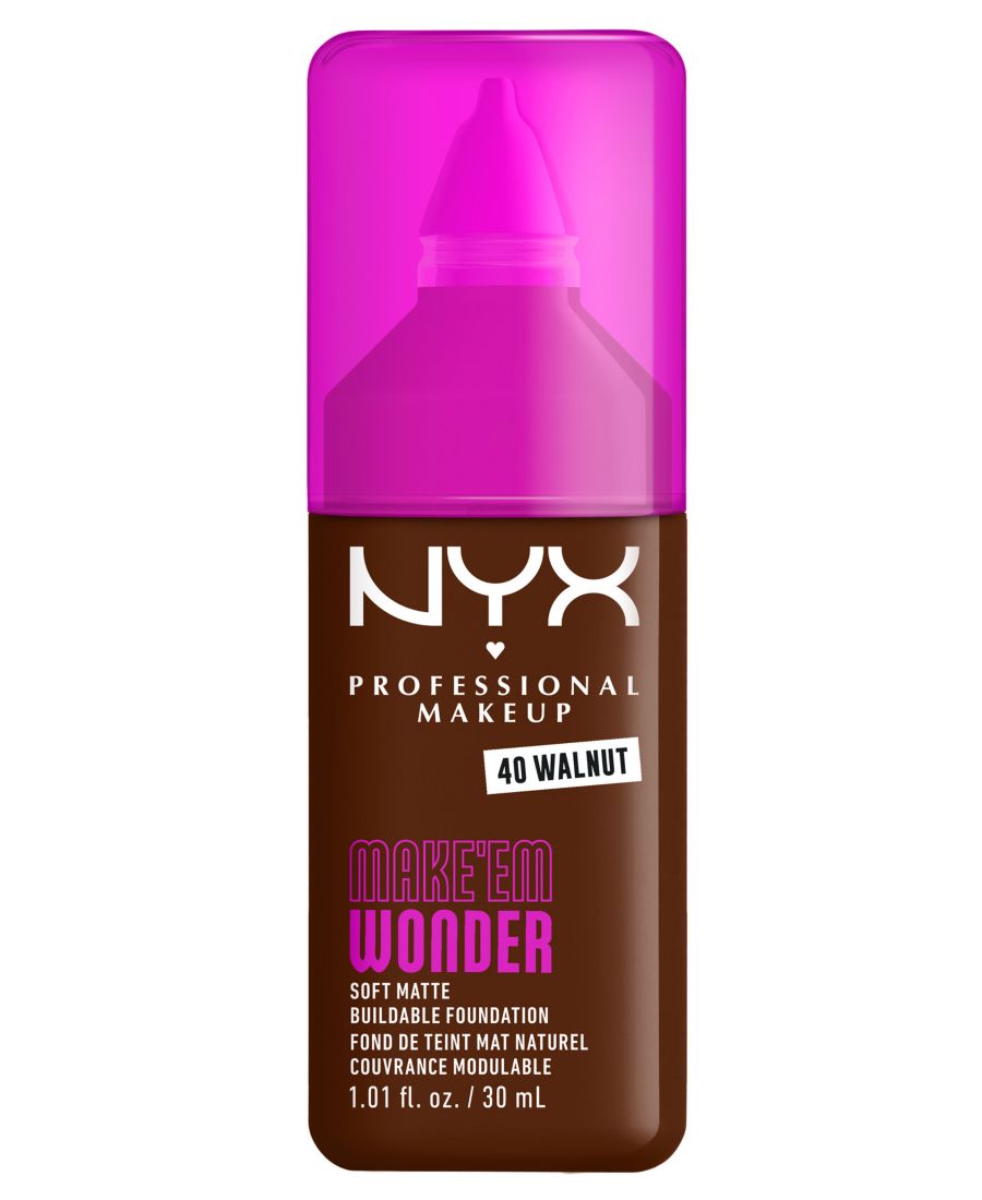 Тональный крем Wonder Foundation, 0,84 унции NYX Professional Makeup, цвет walnut
Тональный крем Wonder Foundation, 0,84 унции NYX Professional Makeup, цвет walnut